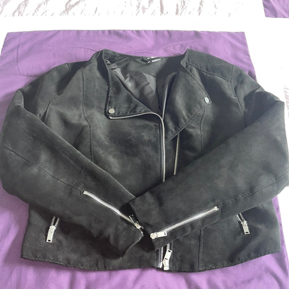 Suede blazer